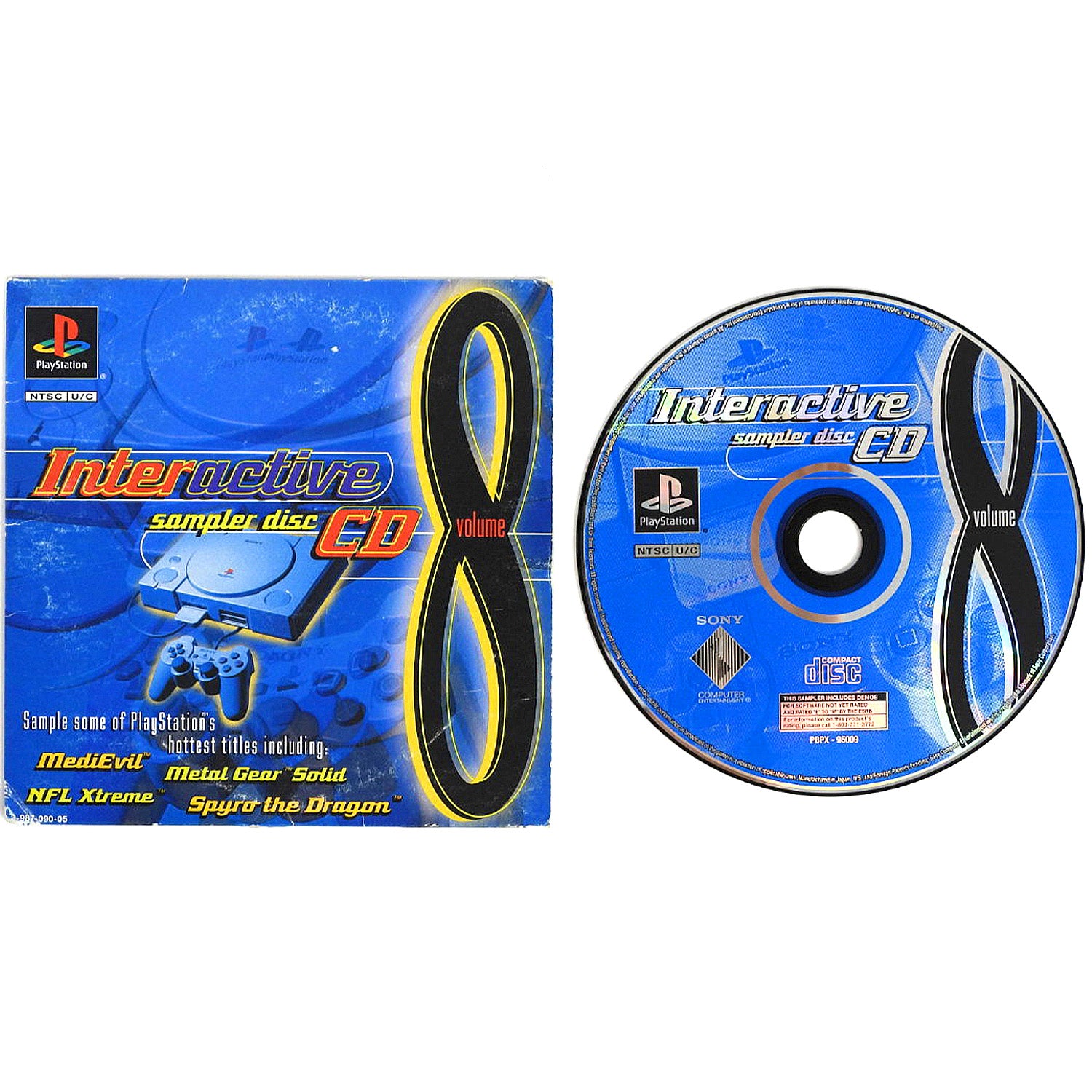 Interactive CD Sampler Disk Volume 8 (PlayStation / PS1) – Retro MTL