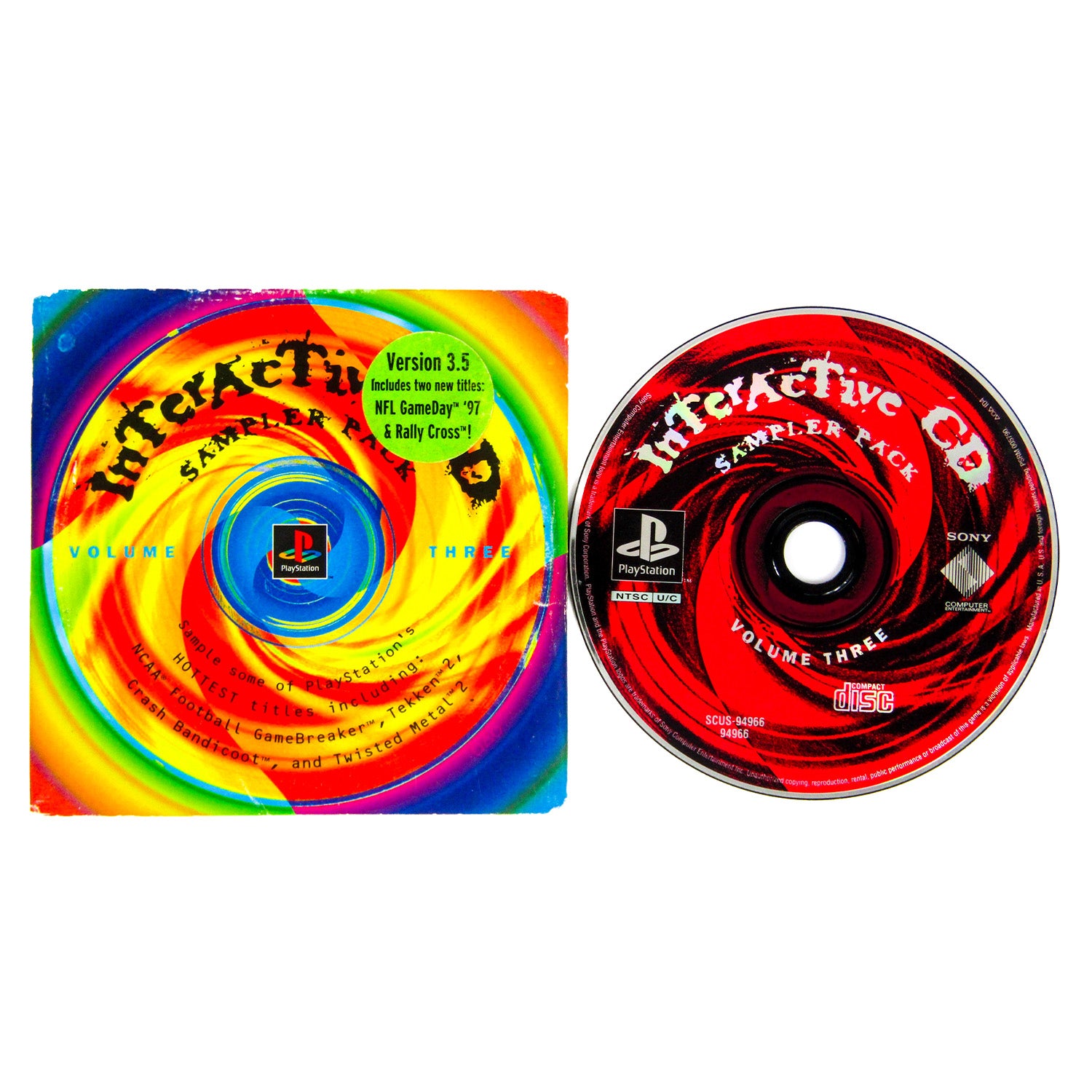 Interactive CD Sampler Disk Volume 3.5 (PlayStation / PS1) – Retro MTL