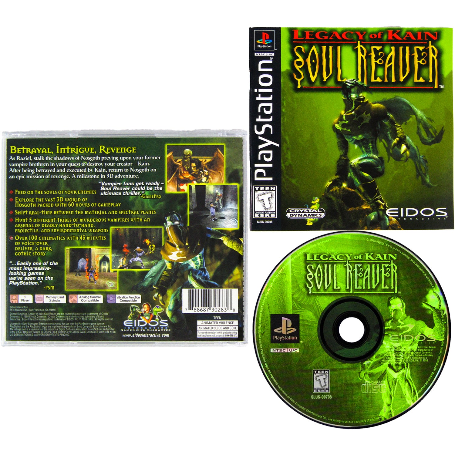 Legacy of Kain: Soul Reaver (PlayStation / PS1)