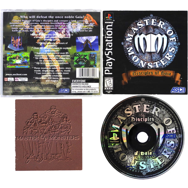 master of monsters ps1 Master of Monsters Disciples of Gaia (PlayStation / PS1) – Retro MTL