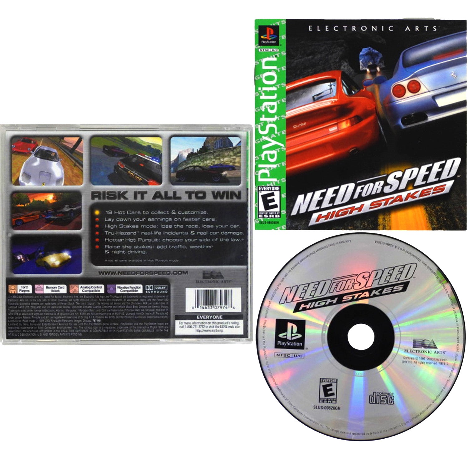 Need for Speed High Stakes [Greatest Hits] (PlayStation / PS1)