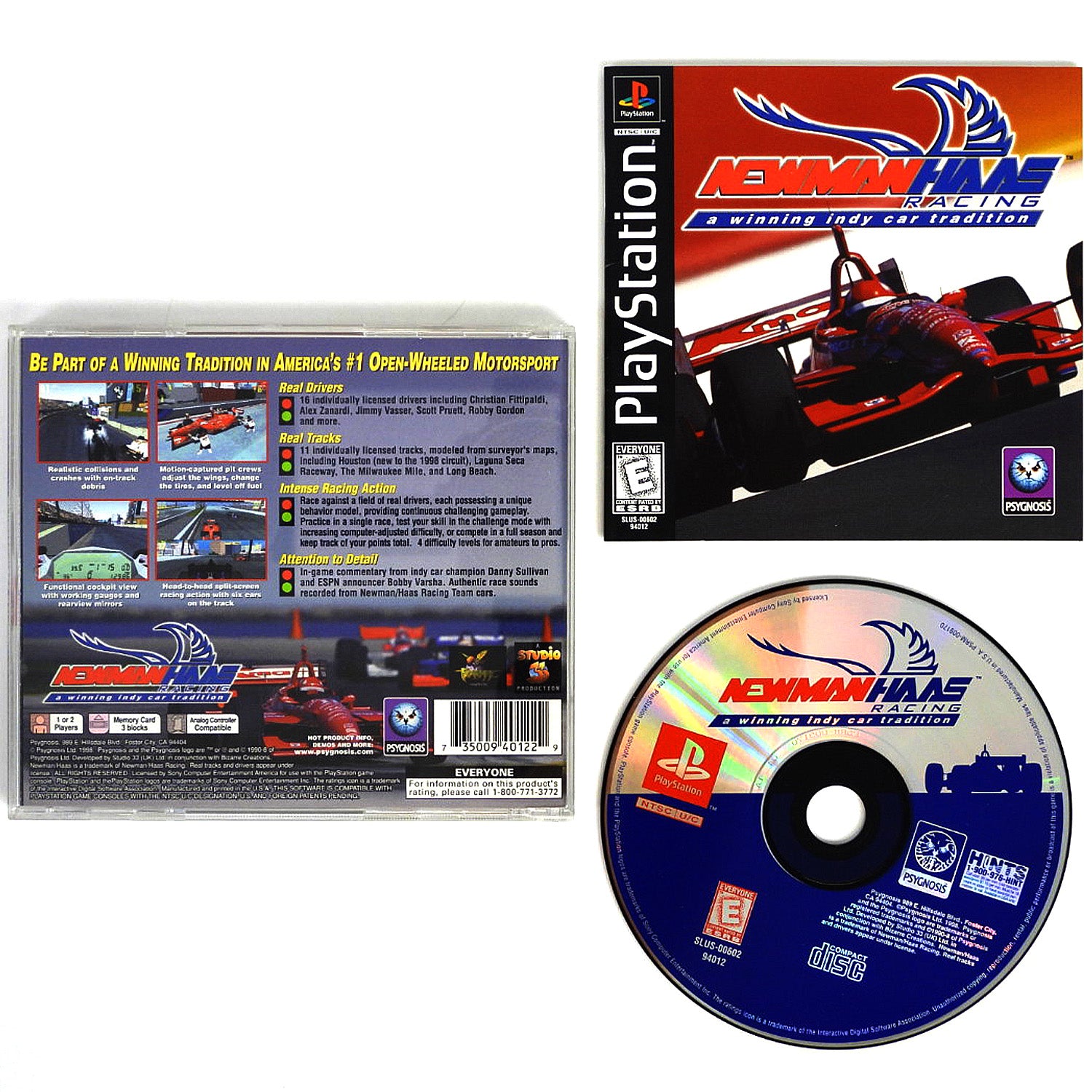 Newman Haas Racing (PlayStation / PS1) – Retro MTL