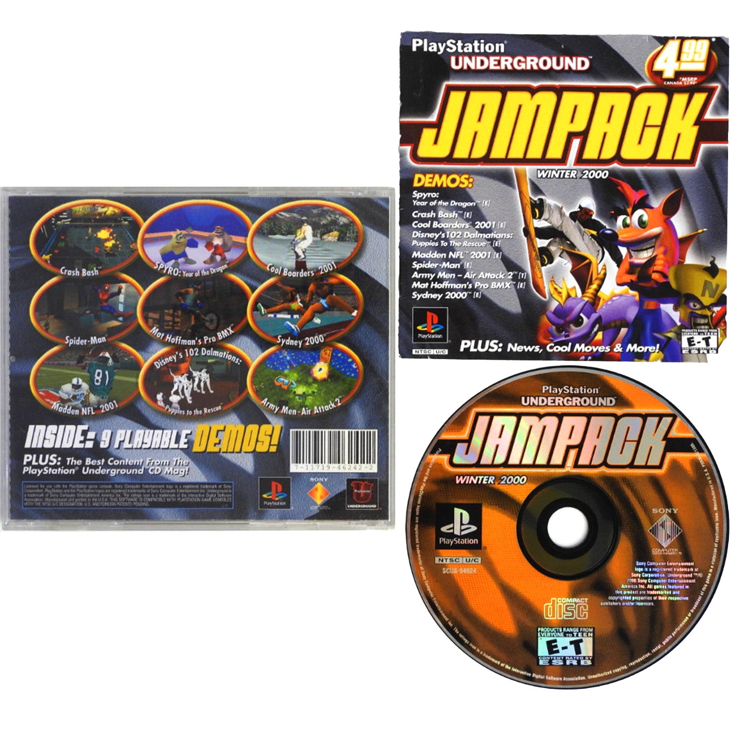 PlayStation Underground Jampack: Winter 2000 (PlayStation / PS1)