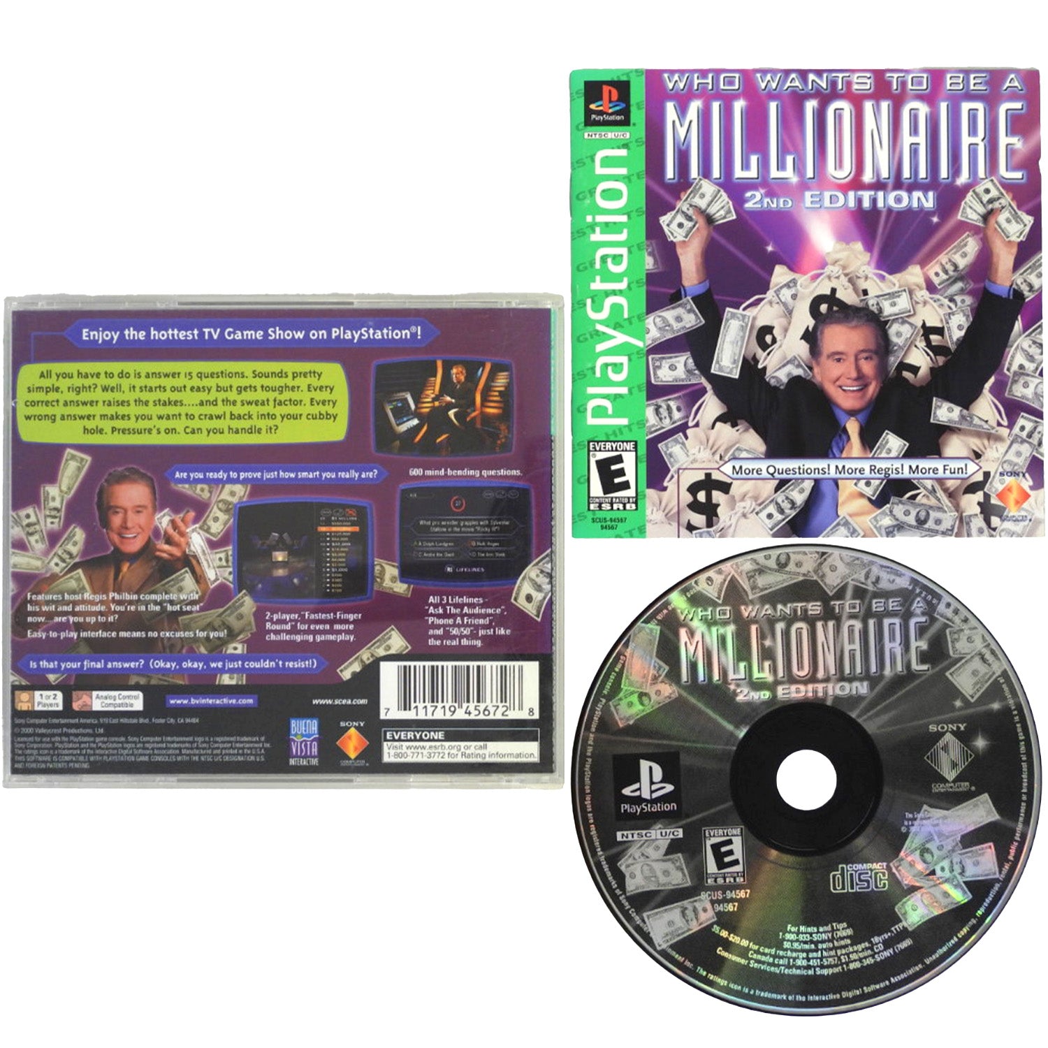 Who Wants to be a Millionaire 2nd Edition [Greatest Hits] (PlayStation / PS1)