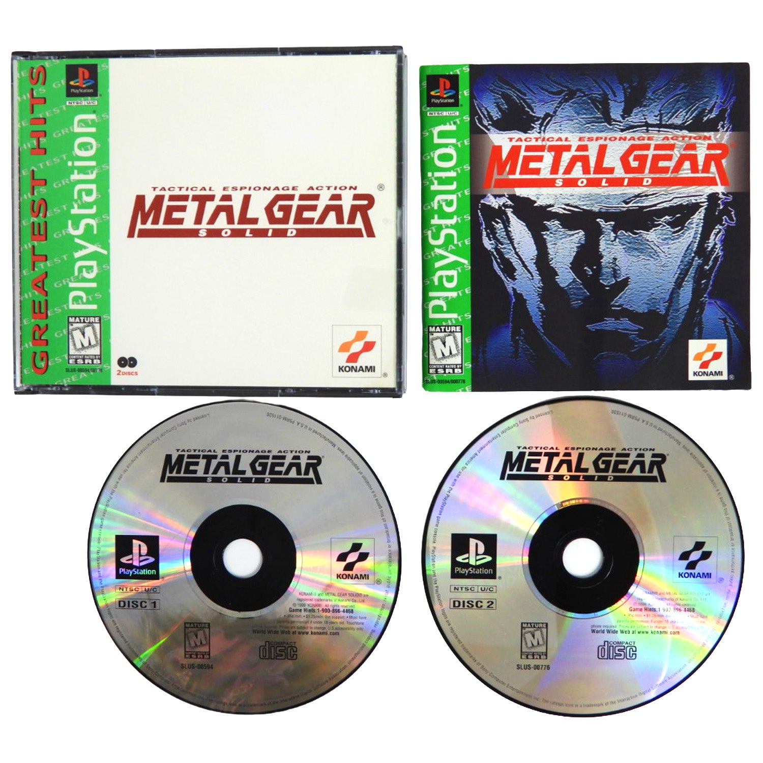 Metal Gear Solid [Greatest Hits] (PlayStation / PS1)
