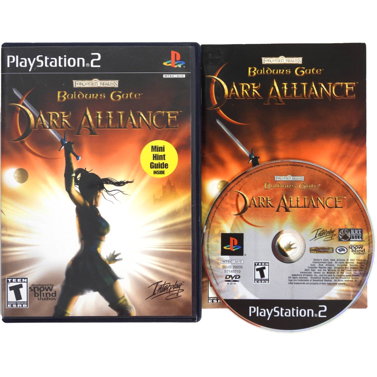 Baldur's Gate Dark Alliance (PlayStation 2 / PS2)