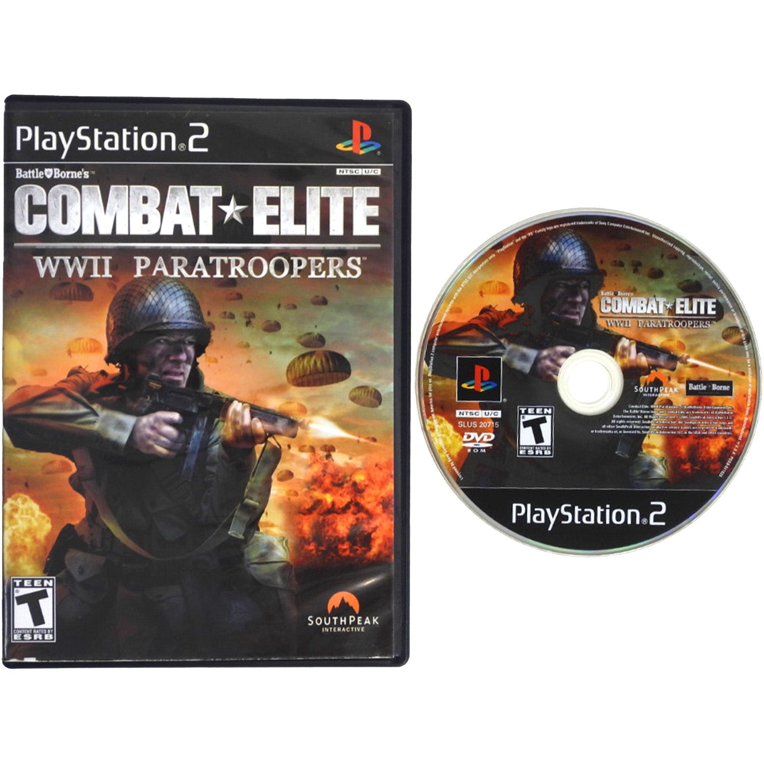 Combat Elite WWII Paratroopers (PlayStation 2 / PS2)