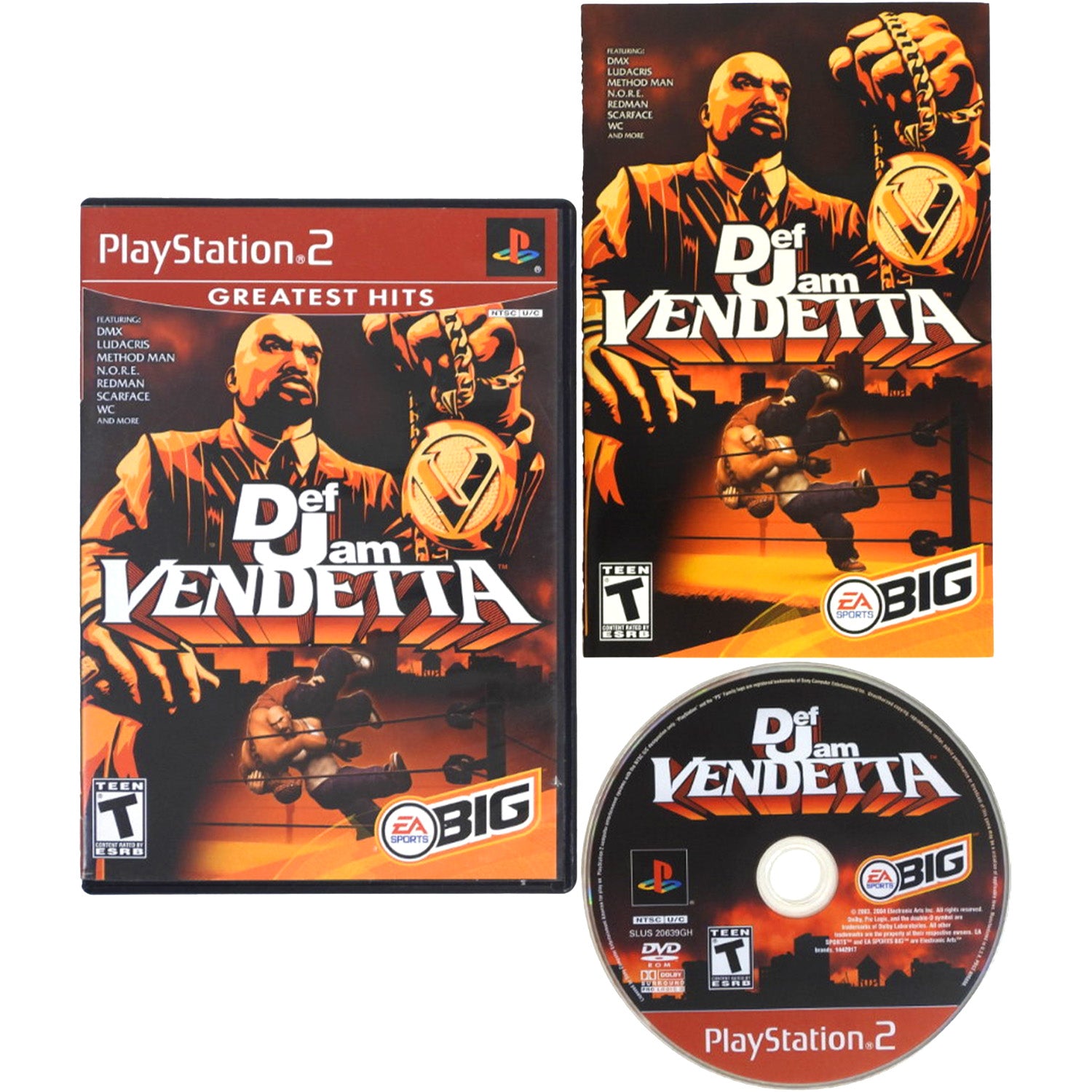 Def Jam Vendetta [Greatest Hits] (PlayStation 2 / PS2)