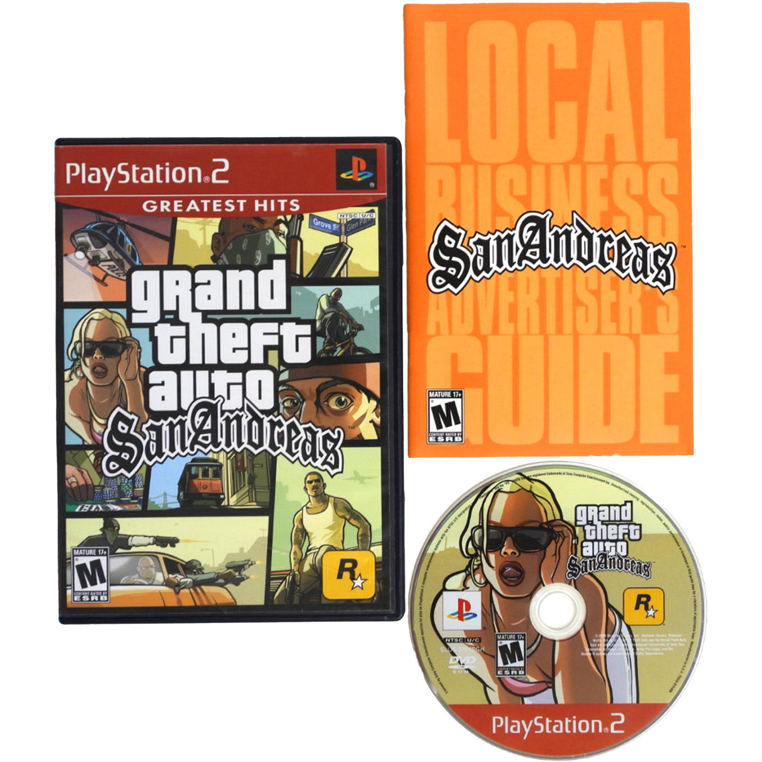 Grand Theft Auto San Andreas [Greatest Hits] (PlayStation 2 / PS2)