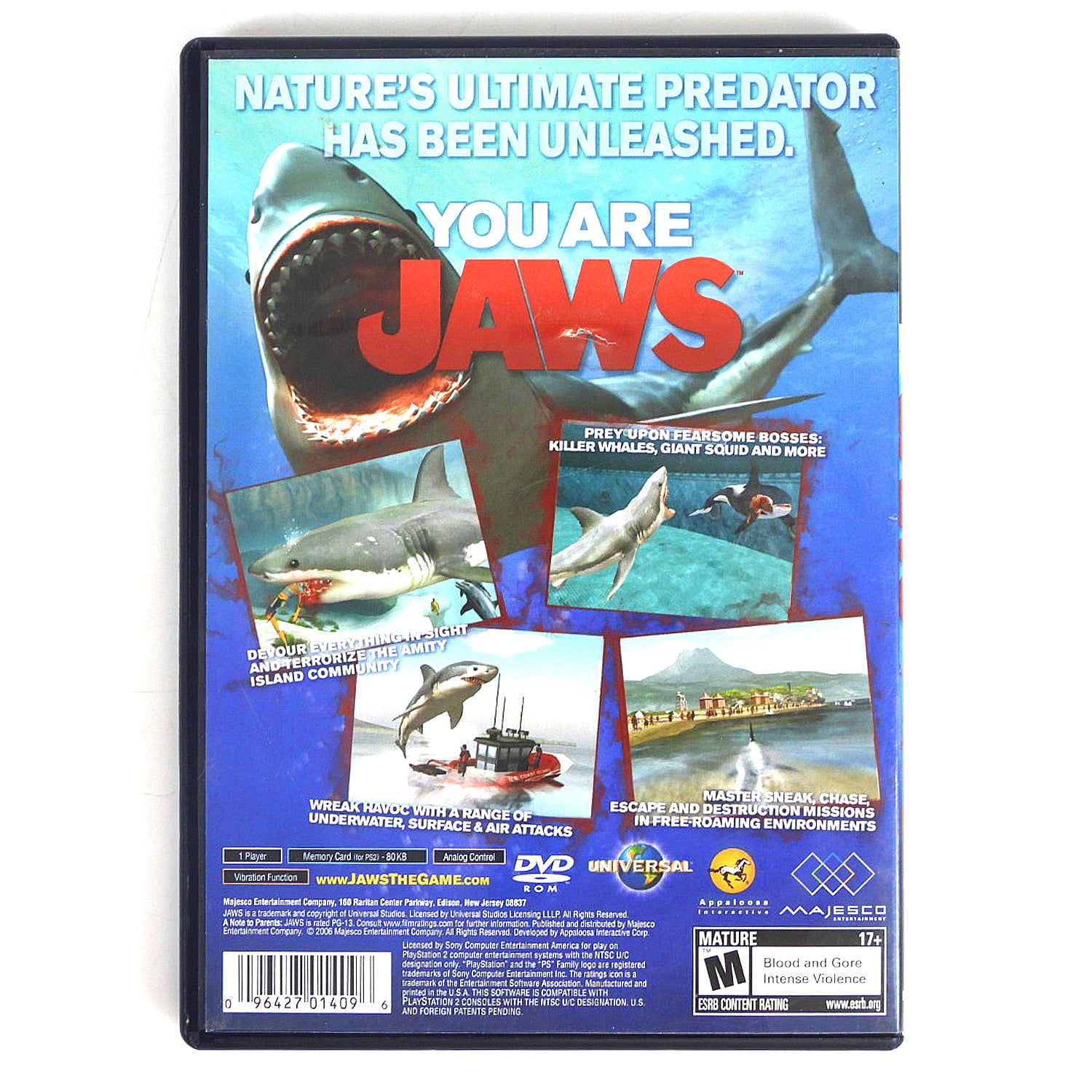 Jaws Ps Jaws Unleashed (Playstation 2 / PS2) – Retro MTL