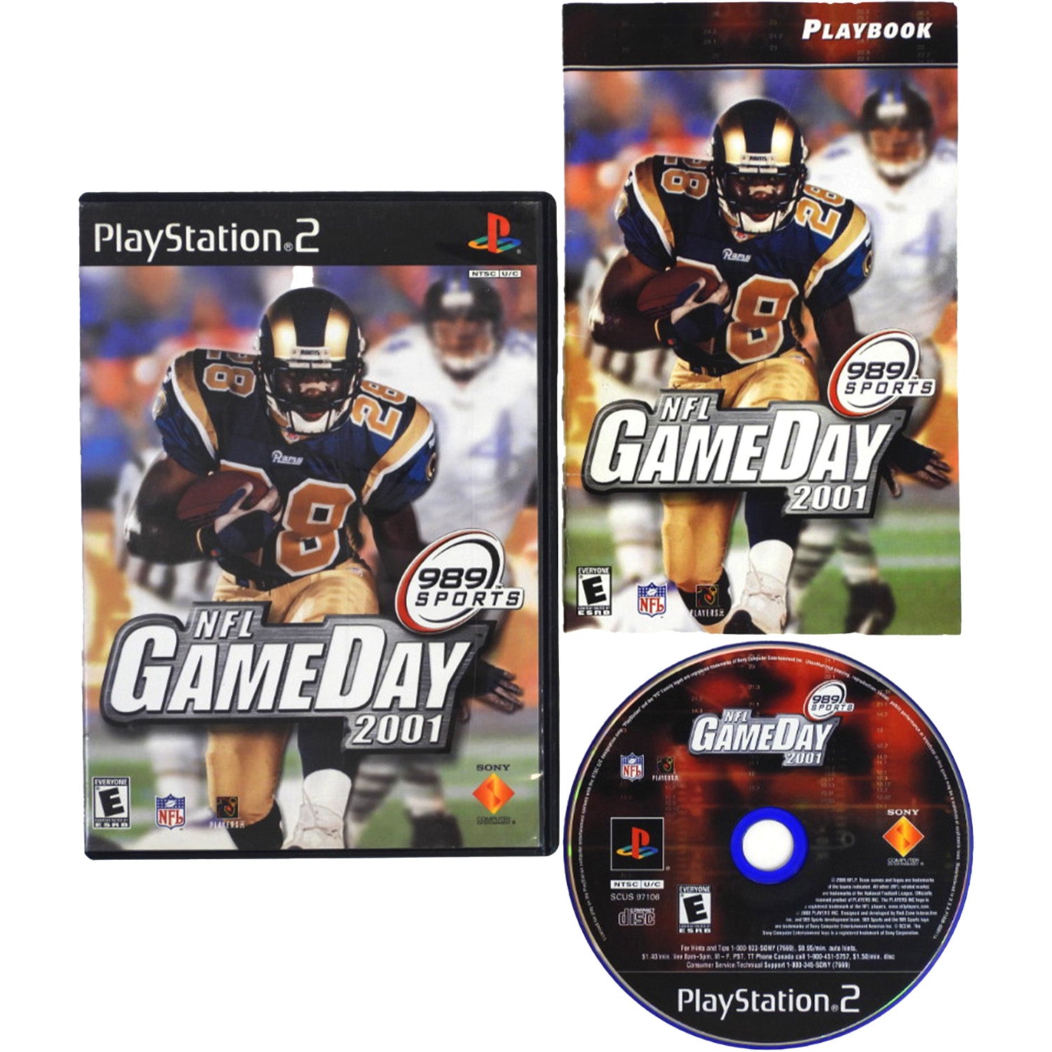 NFL GameDay 2001 (PlayStation 2 / PS2)