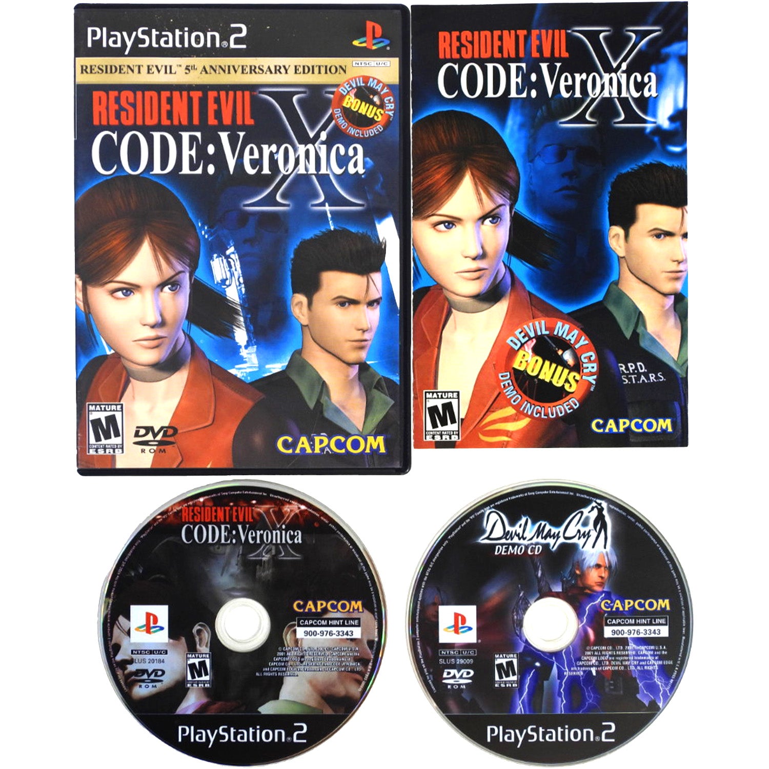 Resident Evil Code Veronica X [5th Anniversary Edition] (PlayStation 2 / PS2)