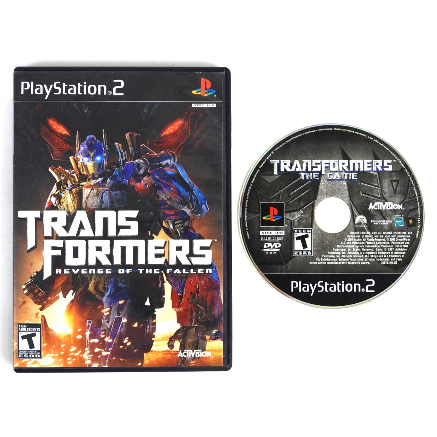 DISQUE TRANSFORMERS REVENGE of the Fallen PS2 Playstation 2 uniquement DISQUE TRANSFORMERS REVENGE of the Fallen PS2 Playstation 2 uniquement