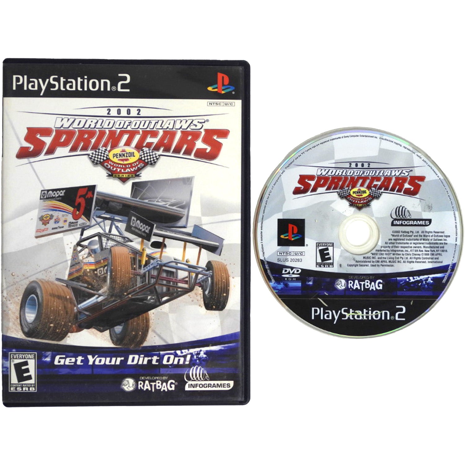 World of Outlaws: Sprint Cars (PlayStation 2 / PS2)