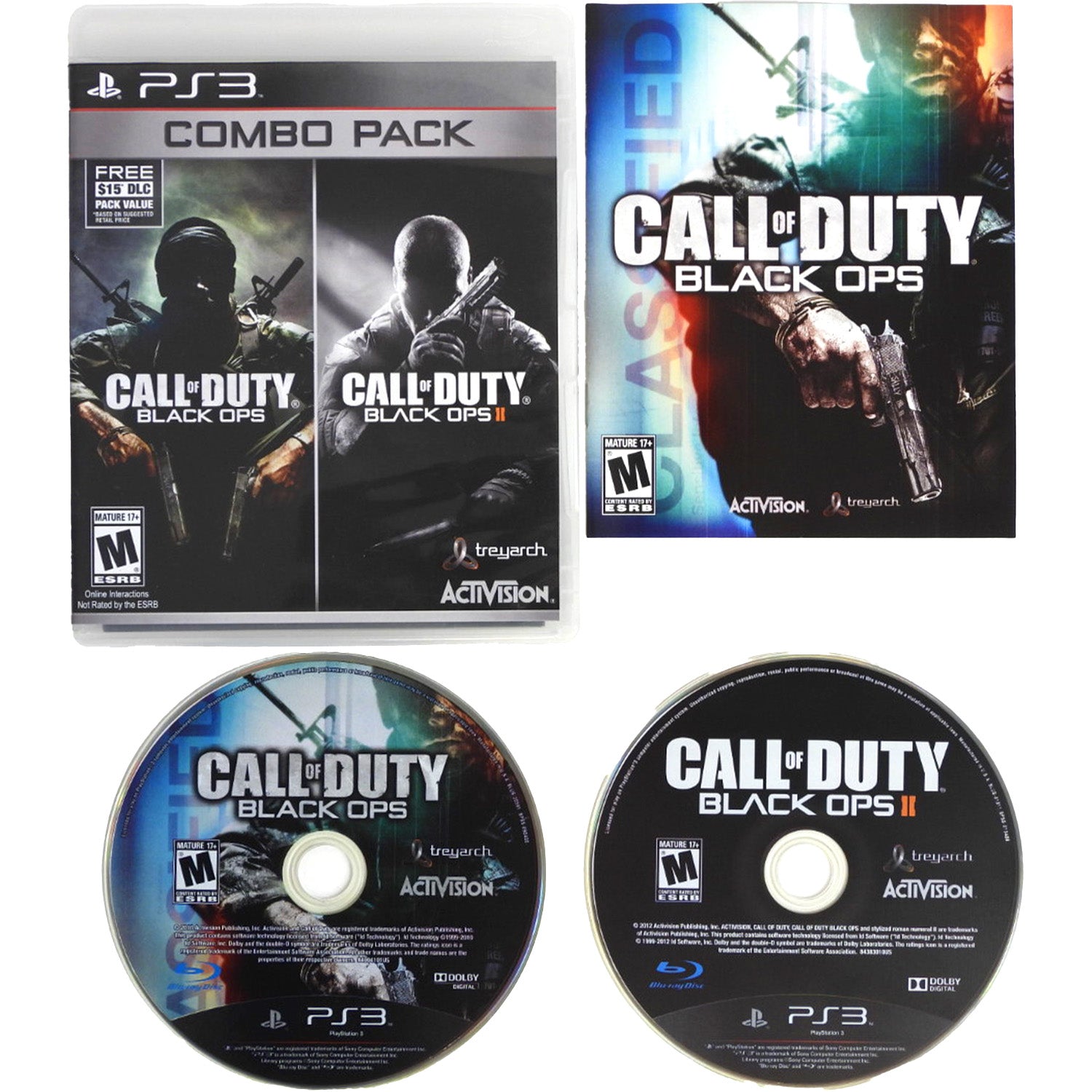 Call of Duty Black Ops I 1 and II 2 Combo Pack (PlayStation 3 / PS3)