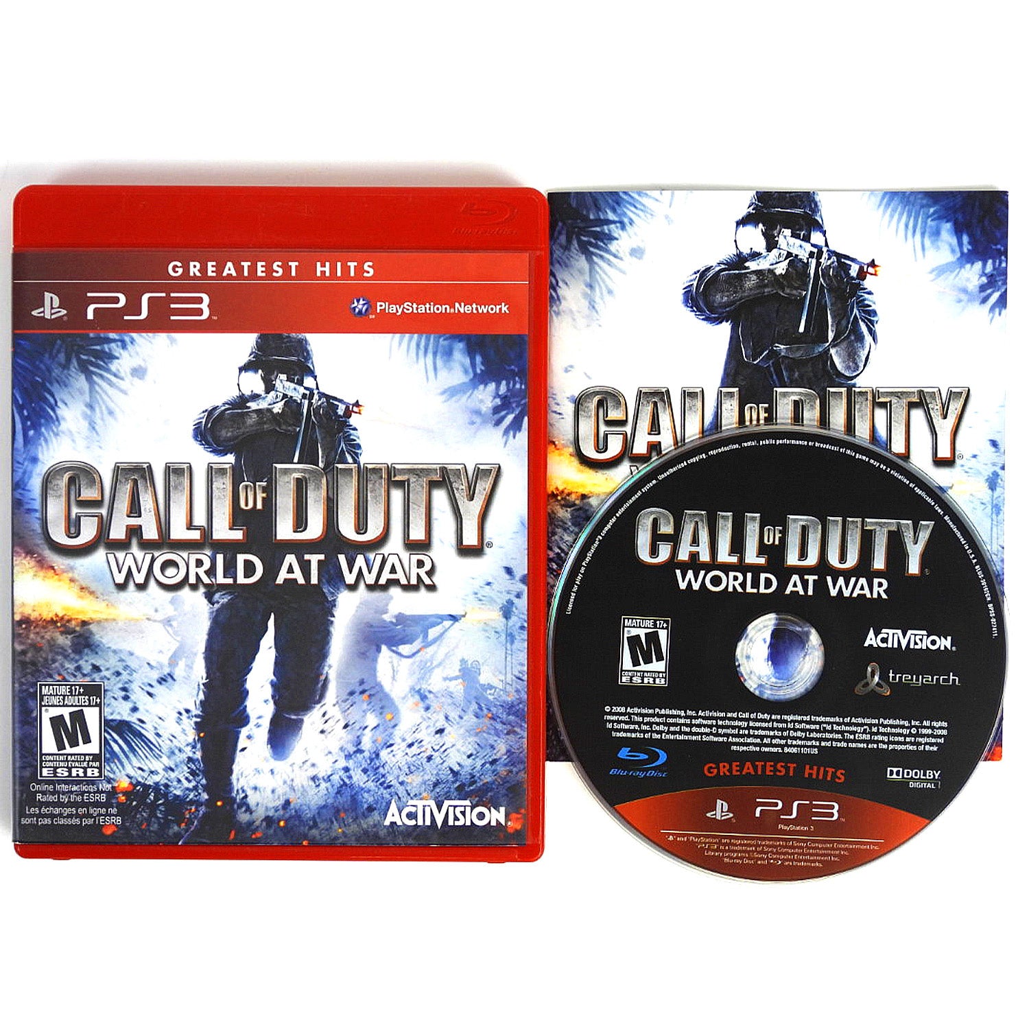 Call Of Duty: World At War [Greatest Hits] (PlayStation 3 / PS3 ...