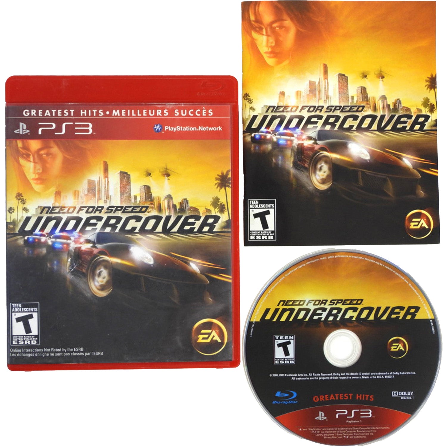 Need for Speed Undercover [Greatest Hits] (PlayStation 3 / PS3)