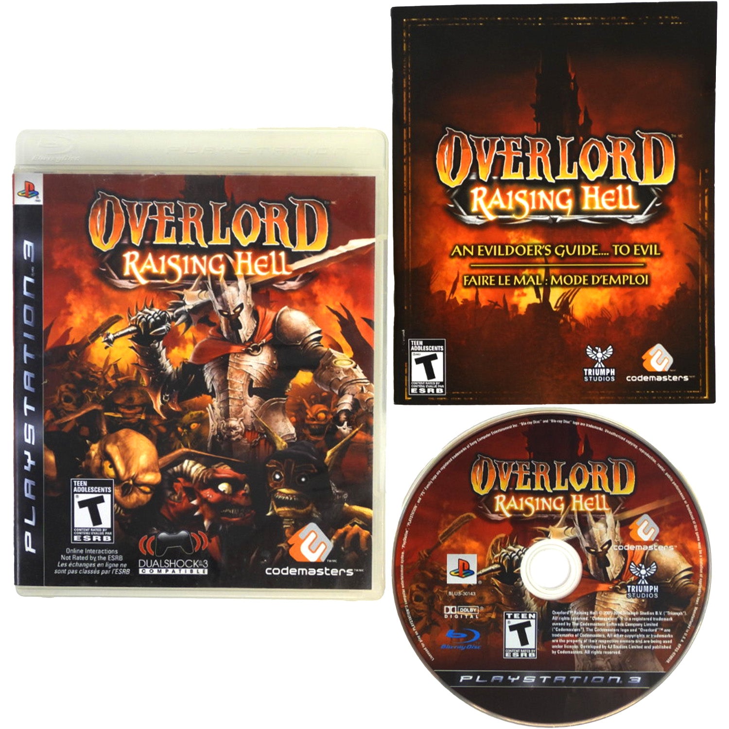 Overlord Raising Hell (PlayStation 3 / PS3)