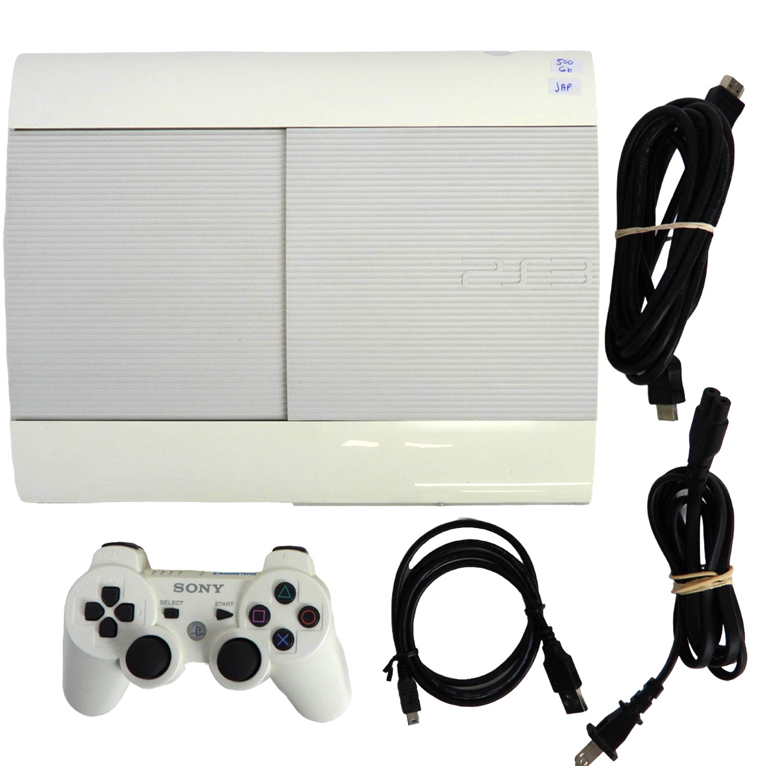 PlayStation 3 System Super Slim White 500 GB [JP Import] (PS3) – Retro MTL