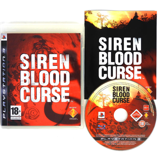 Siren Blood Curse Jeu PS3 Siren: Blood Curse - Version Promo, Excellent état, Complet Support Ps3 Siren Blood Curse Jeu PS3 Siren: Blood Curse - Version Promo, Excellent état, Complet Support Ps3