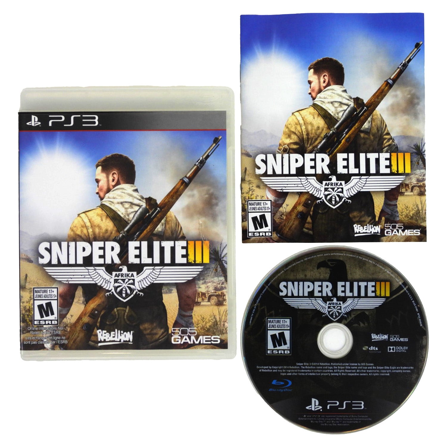Sniper Elite III 3 (PlayStation 3 / PS3)