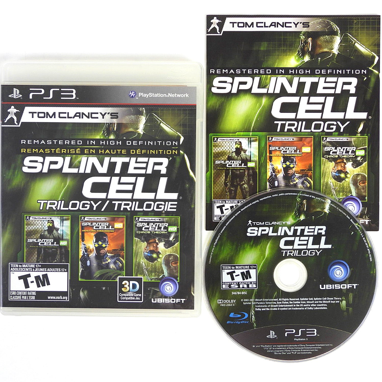 Splinter Cell Classic Trilogy HD (PlayStation 3 / PS3) – Retro MTL