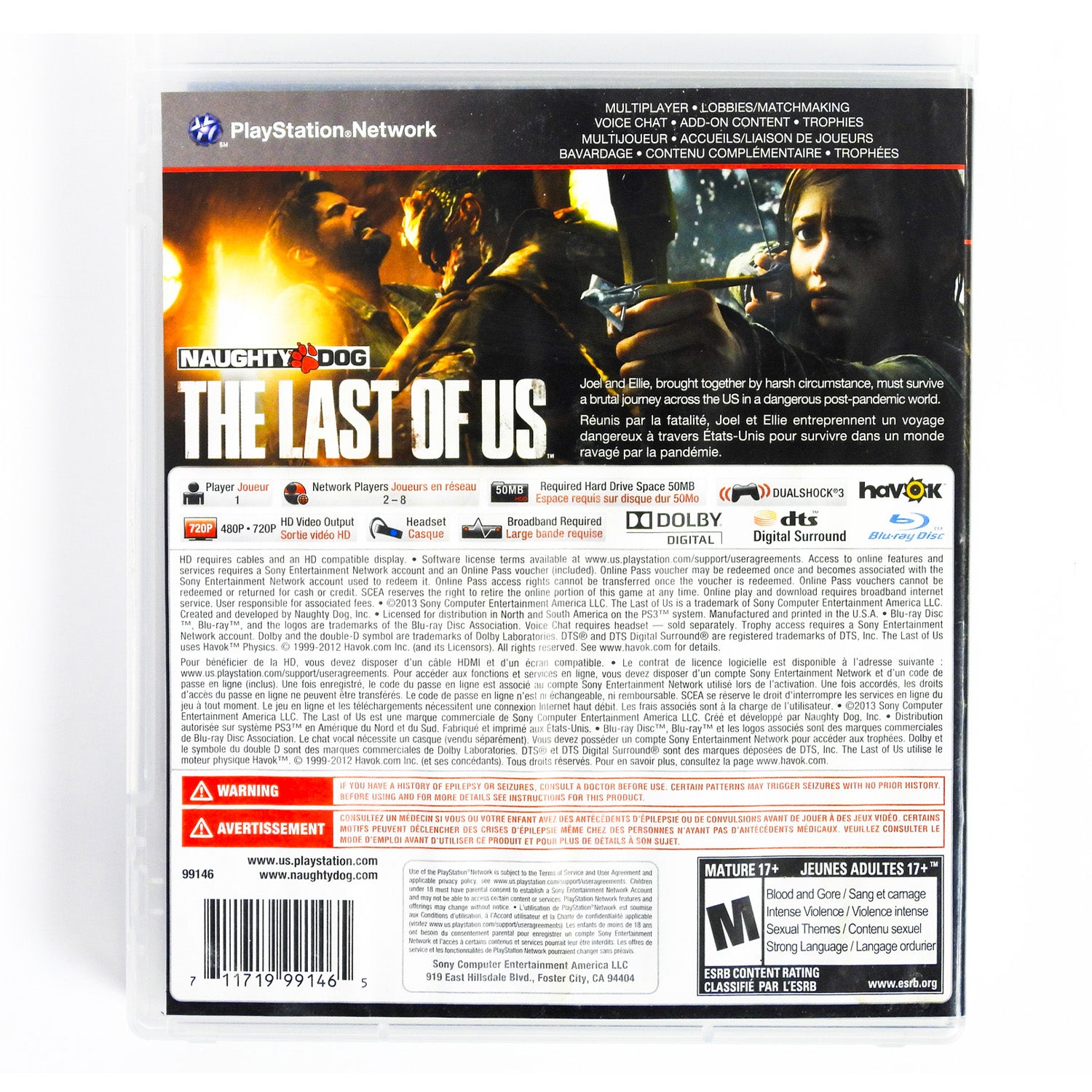 The Last of Us (PS3)+ DLC Left Behind + Remastered (PS4 The Last of Us (PS3)+ DLC Left Behind + Remastered (PS4