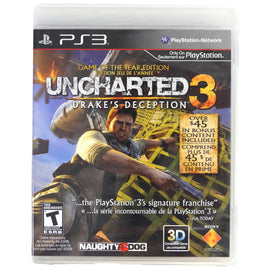 Uncharted 3: Drakes Deception [Game of the Year] [Not for Resale] (PlayStation 3 / PS3)