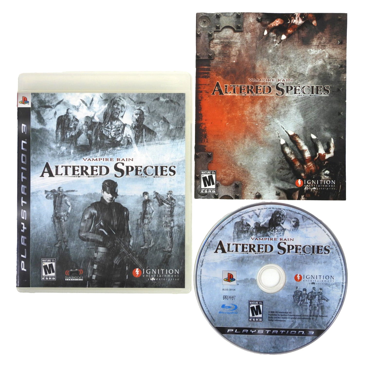 Vampire Rain Altered Species (PlayStation 3 / PS3)