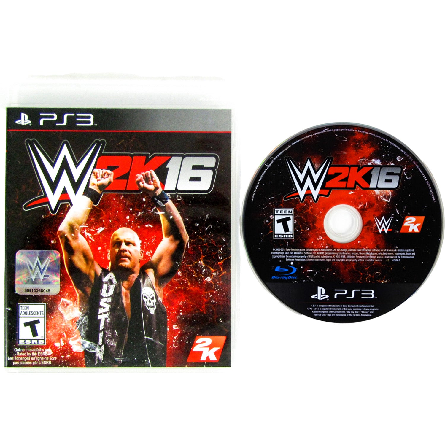 WWE 2K16 (PlayStation 3 / PS3)