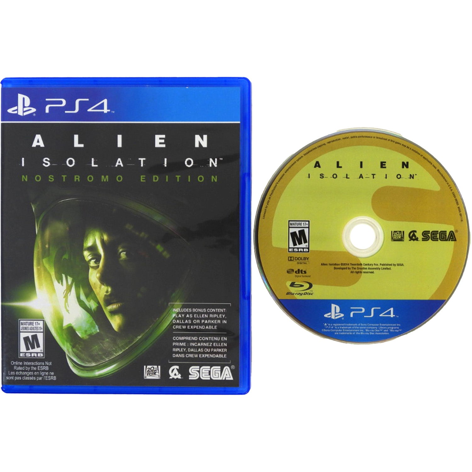 Alien: Isolation [Nostromo Edition] (PlayStation 4 / PS4)