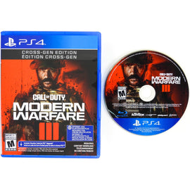 Call Of Duty: Modern Warfare III 3 [Cross-Gen Edition] (PlayStation 4 / PS4)