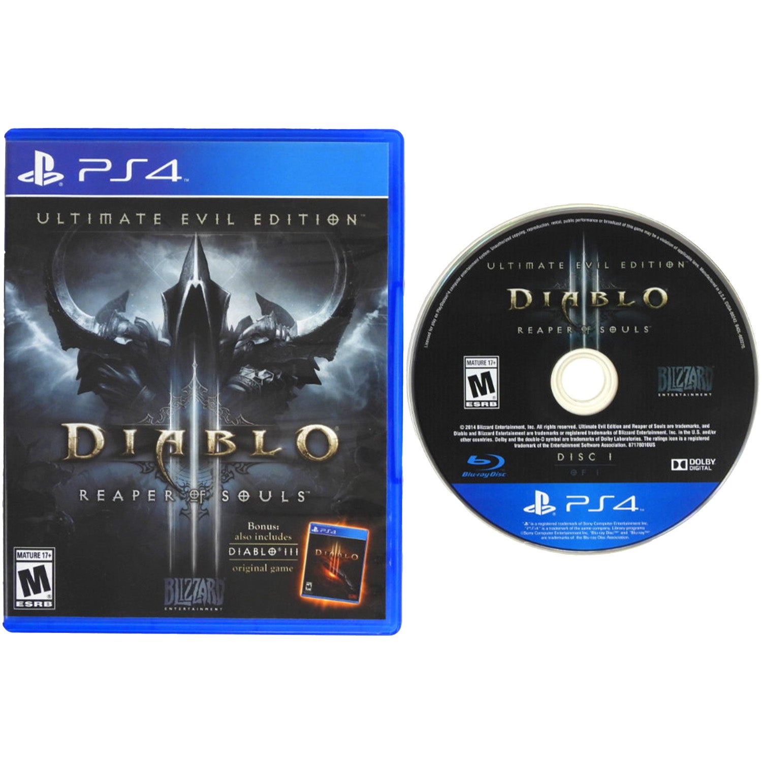 Diablo III 3: Reaper of Souls [Ultimate Evil Edition] (PlayStation 4 / PS4)