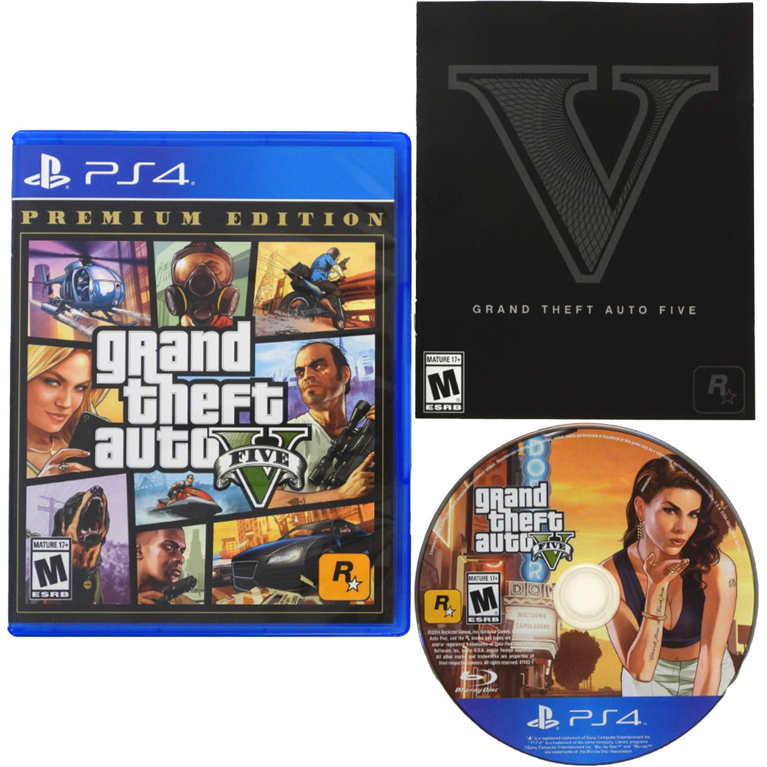 Grand Theft Auto V 5 [Premium Edition] (PlayStation 4 / PS4)