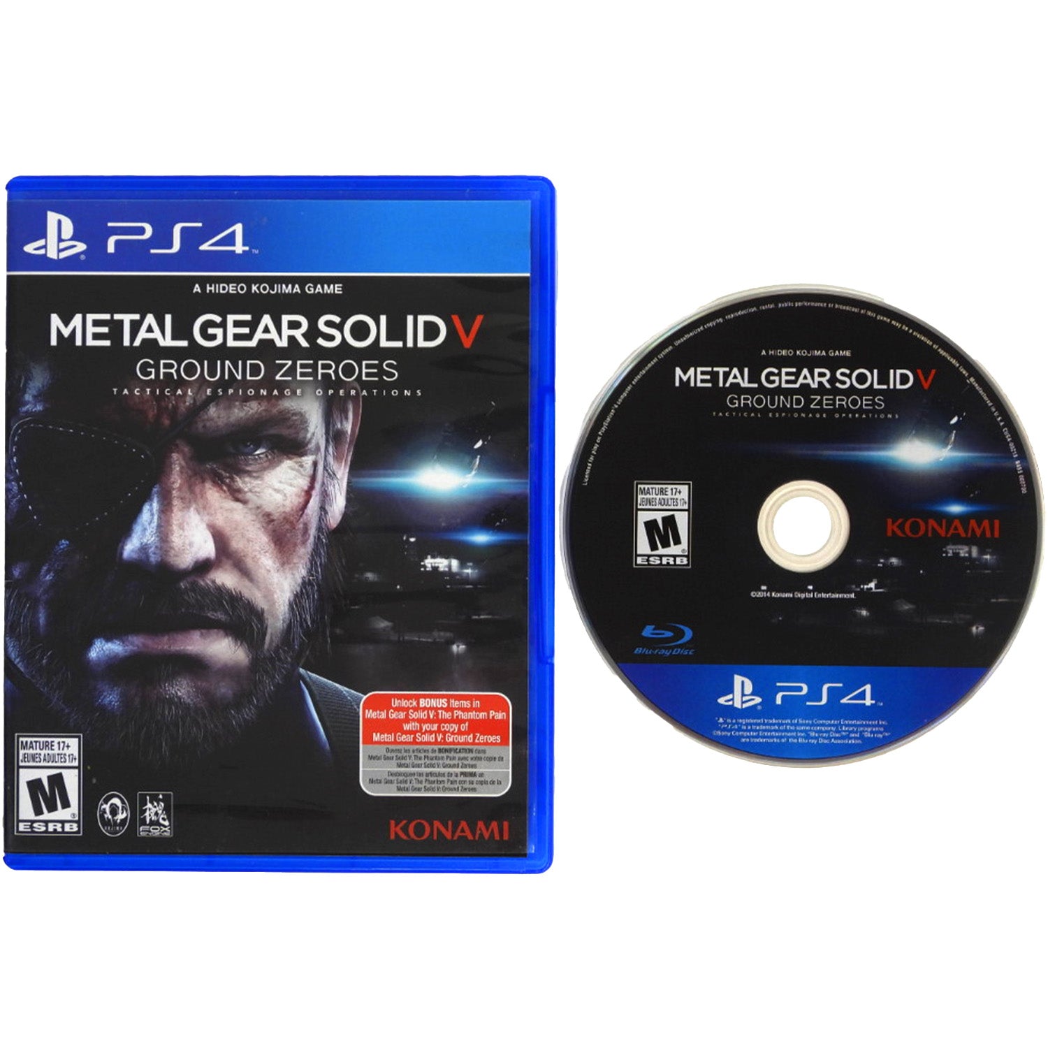 Metal Gear Solid V 5: Ground Zeroes (PlayStation 4 / PS4)