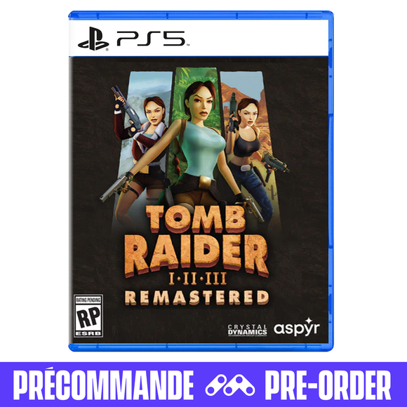 *PRÉCOMMANDE* Tomb Raider I-III Remastered (Playstation 5 / PS5)