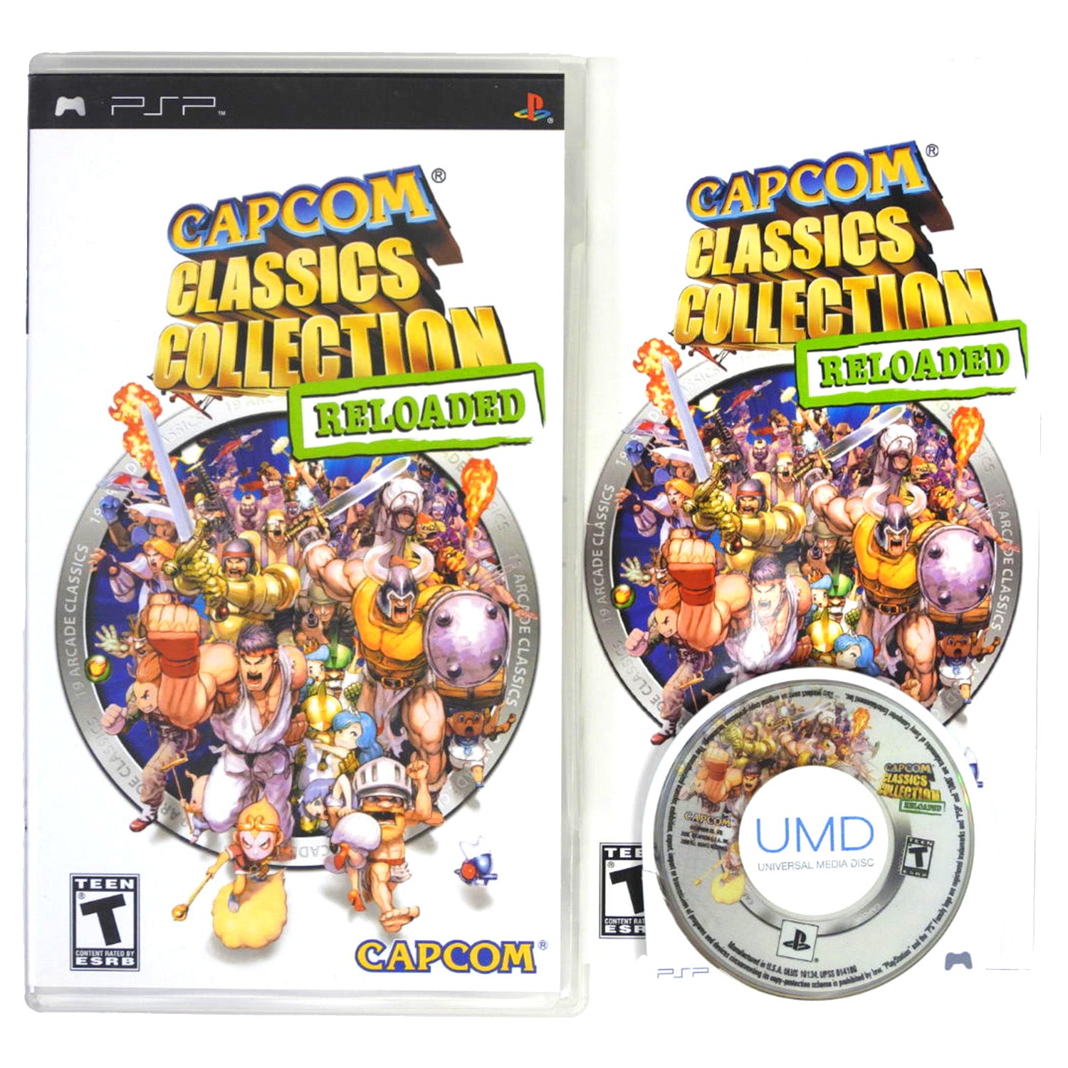 Capcom Classics Collection Reloaded (PlayStation Portable / PSP ...