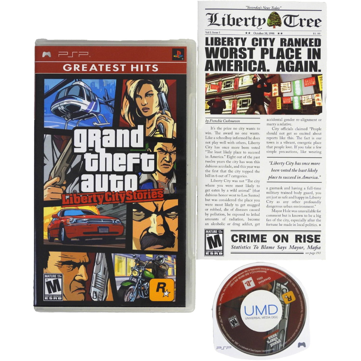 Grand Theft Auto: Liberty City Stories [Greatest Hits] (PlayStation Portable / PSP)