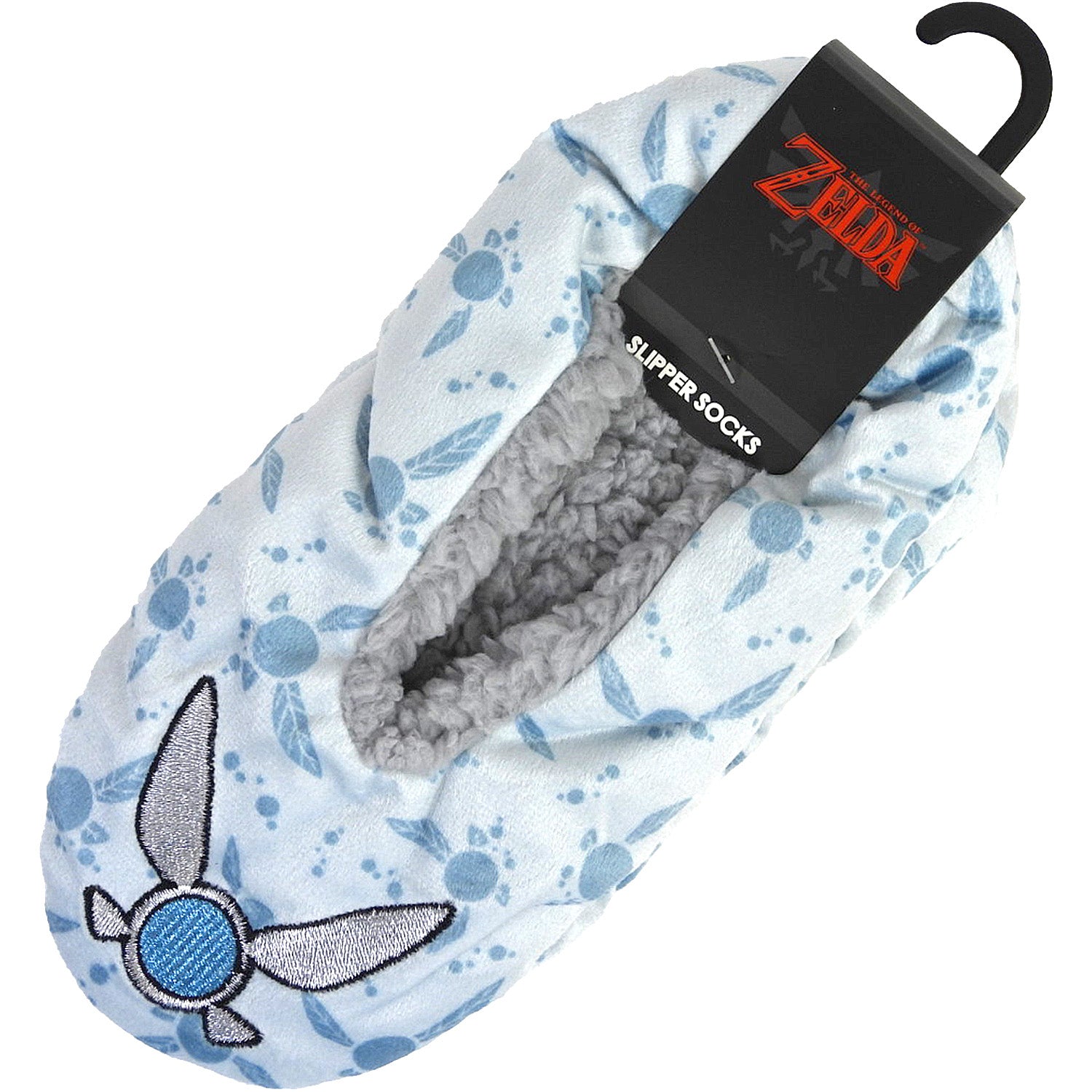 Pantoufles Zelda emblème Navi brodé