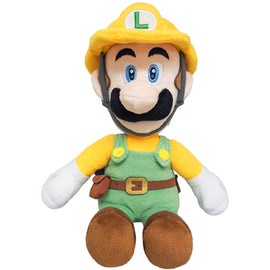 Peluche Super Mario Maker 2 Luigi bricoleur 10" [Little Buddy]