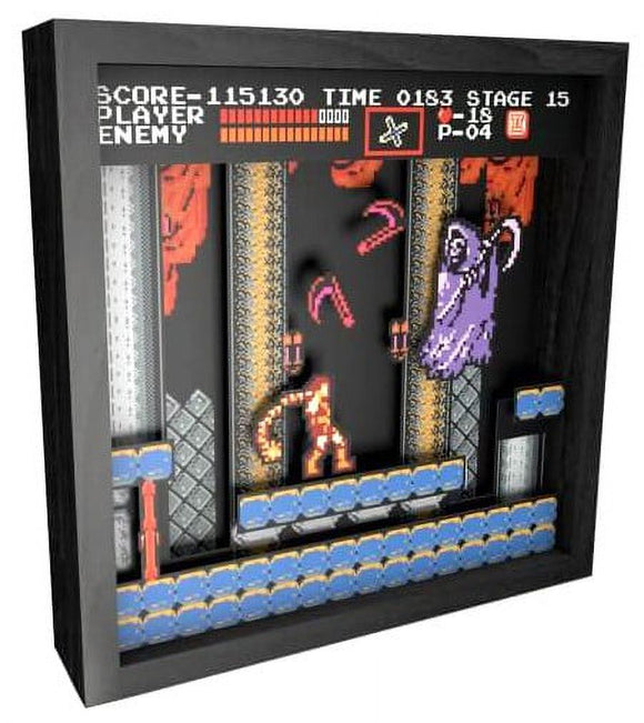 Cadre 3D Castlevania grande faucheuse NES