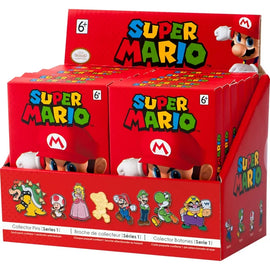 Épinglettes de collectionneur Super Mario Boîtes à l'aveugle (Série 1)