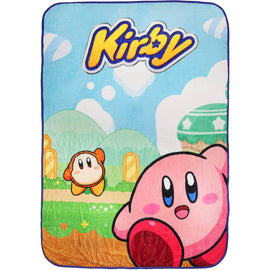 Jeté en peluche Kirby et Waddle Dee
