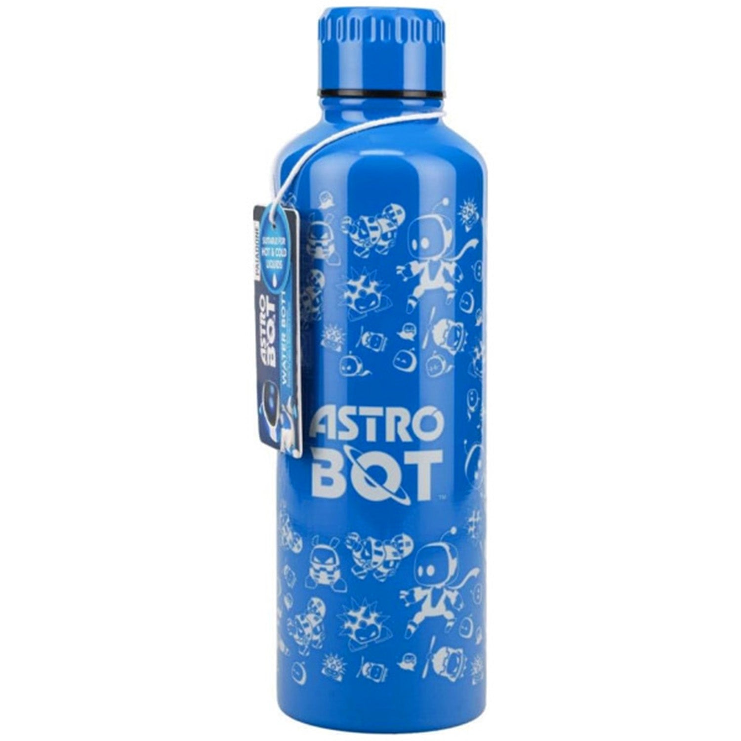 Astro Bot Blue Metal Water Bottle