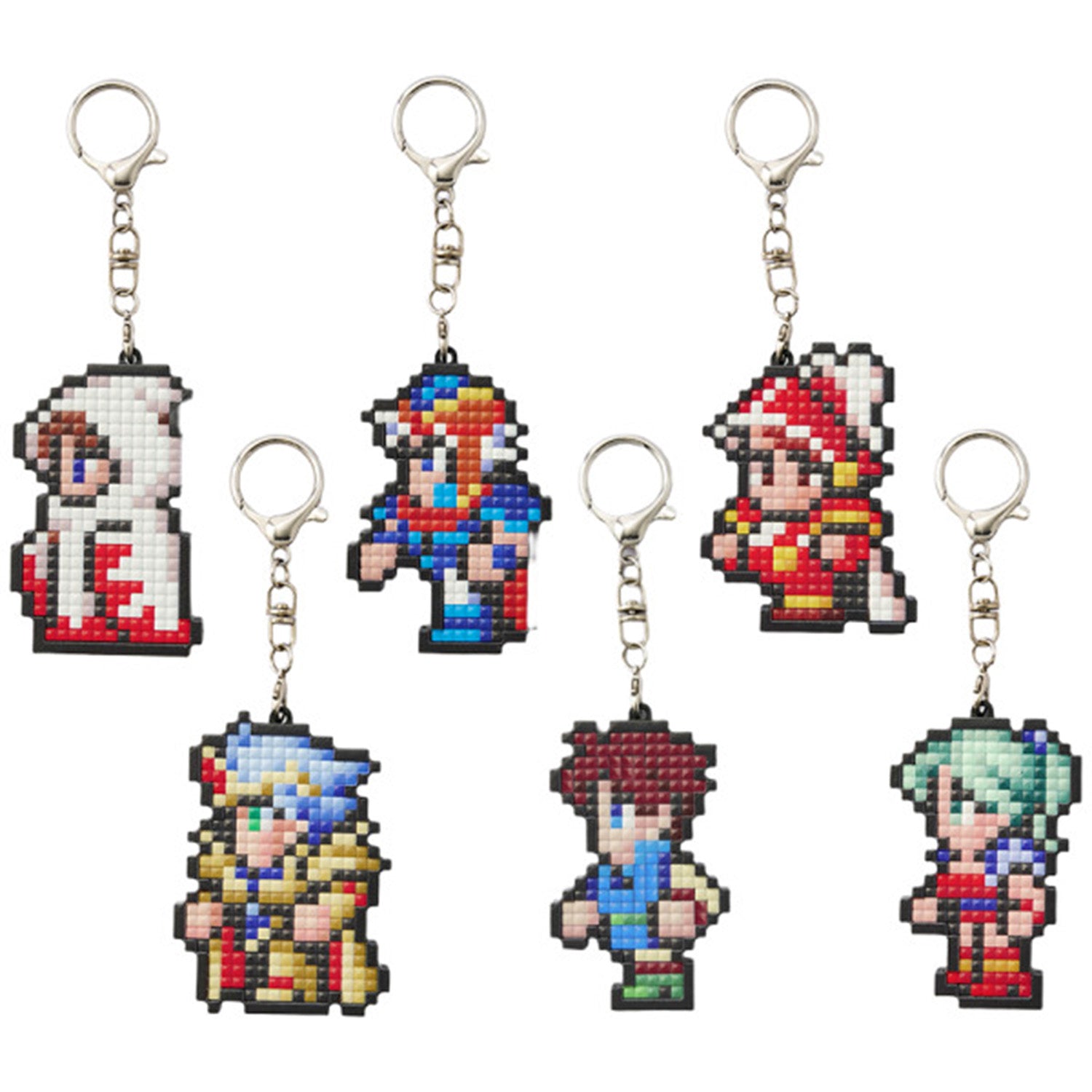 Final Fantasy Pixel Remaster Build Your Hero Keychain Mystery Box