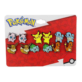 Ensemble de 6 boucles d'oreilles Pokemon 1ère génération