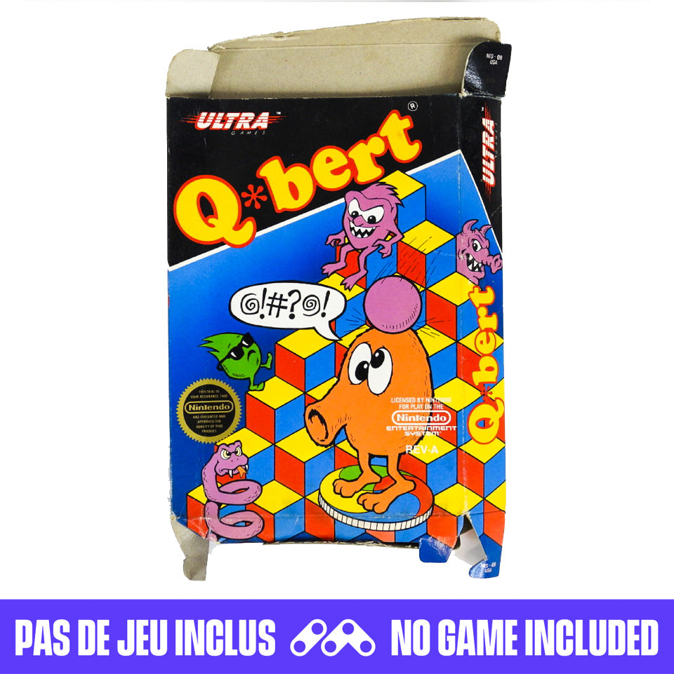 Q*bert [Box] (Nintendo / NES) – Retro MTL