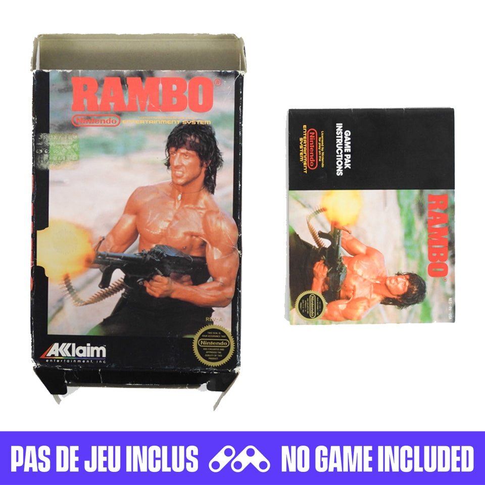 Rambo [Box] (Nintendo / NES) – Retro MTL
