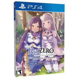 Re:ZERO: The Prophecy Of The Throne [Collector's Edition] (PlayStation 4 / PS4)