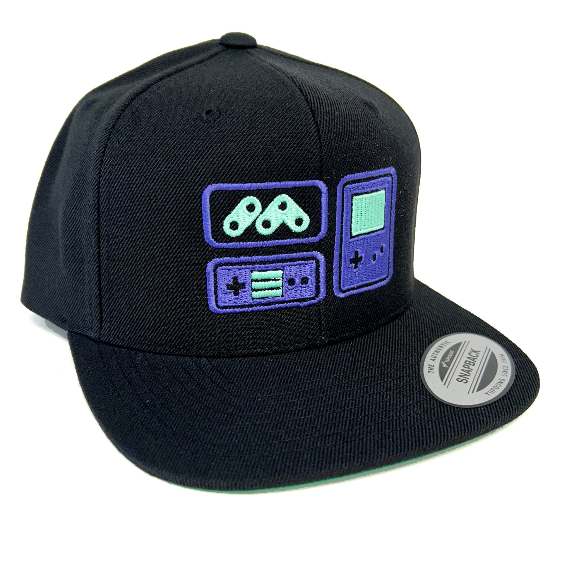SnapBack Cap [Retro Icons] Black